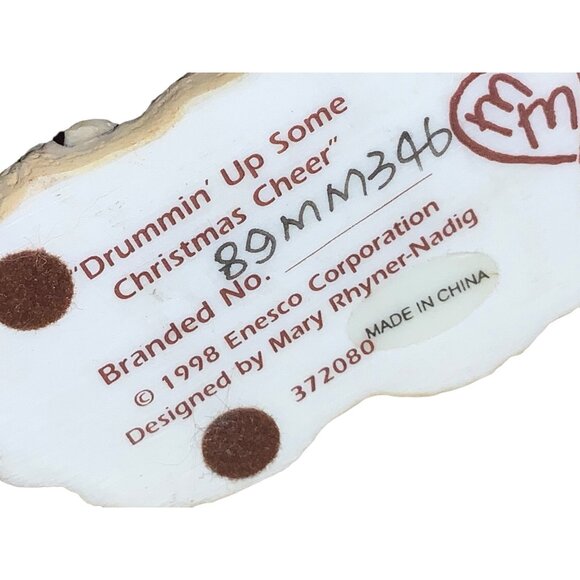 Mary’s Moo Moos Drummin' Up Some Christmas Cheer Figurine - Picture 11 of 14